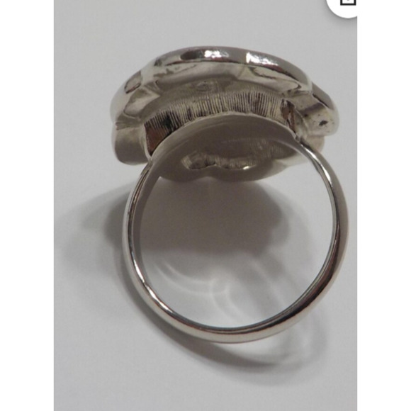 Vintage Avon Silvery Sands Ring Silver-plate 1986 - Picture 5 of 5
